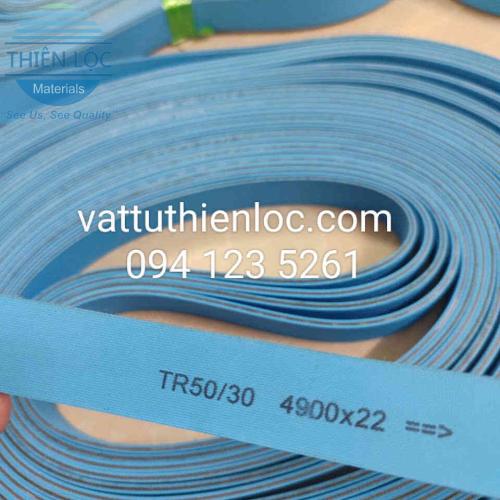 DÂY ĐAI HAI MẶT XANH DƯƠNG DÀY 3MM, 4MM, 6MM 