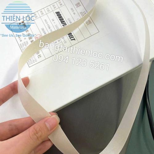 Dây đai teflon PTFE Honda Nhật Bản, dây đai hàn nhiệt, dây đai hàn miệng túi