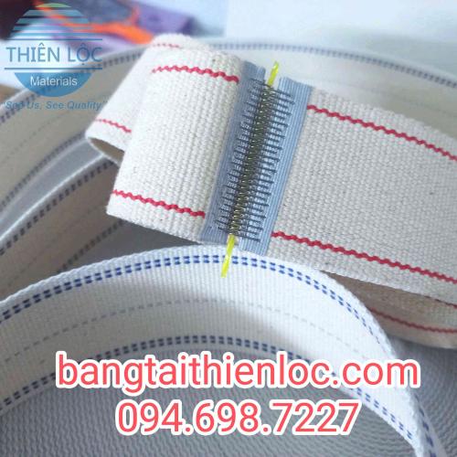 DÂY ĐAI COTTON VIỀN XANH CHO MÁY GẤP