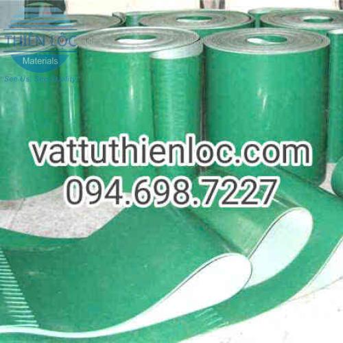Băng tải PVC, PU dán gân dán gờ theo yêu cầu.